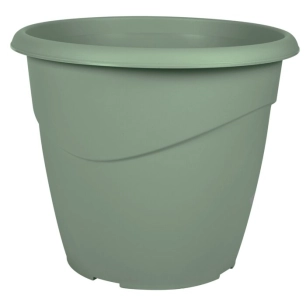 Pot Marina Vert 25cm Pot de fleurs design et résistant - Eda