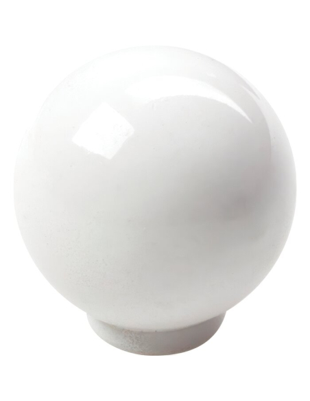 Bouton ABS Blanc D25 Design épuré, montage facile - Rei
