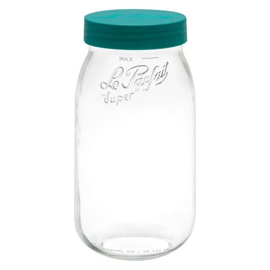 bocal stockage le parfait color vis 2 l vert sapin - berlin packaging france