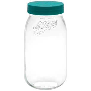 bocal stockage le parfait color vis 2 l vert sapin - berlin packaging france