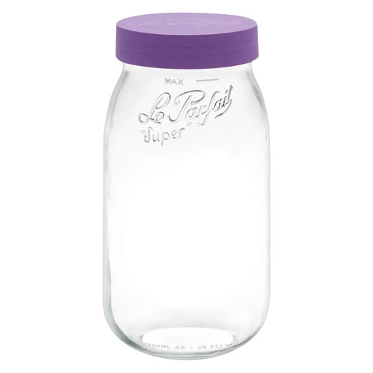 bocal stockage le parfait color vis 2 l violet - berlin packaging france
