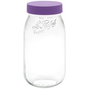 bocal stockage le parfait color vis 2 l violet - berlin packaging france