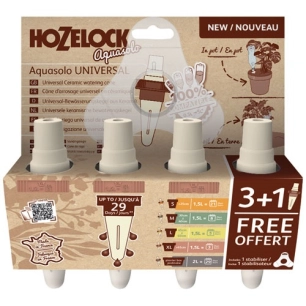 cã´ne aquasolo arrosage universel rose 3+1 - hozelock exel