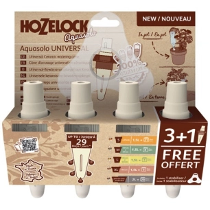 cã´ne aquasolo arrosage universel gris 3+1 - hozelock exel