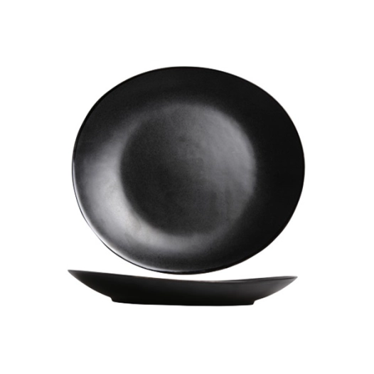 vongola black assiette plate 28cm - billiet ld