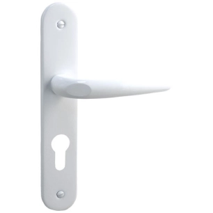 ensemble poignã©es pianosa alu blanc cylindre - asg france