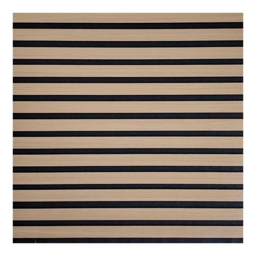 revêtement auto-adhésif 3d, couleur chêne avec fond en feutre gris anthracite, dalle de 58x58 cm, 6 unités