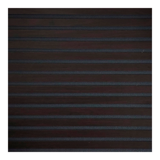 revêtement auto-adhésif 3d, couleur chêne fumé avec fond en feutre gris anthracite, dalle de 58x58 cm, 6 unités