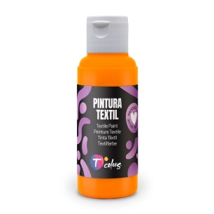 peinture textile orange 80 ml