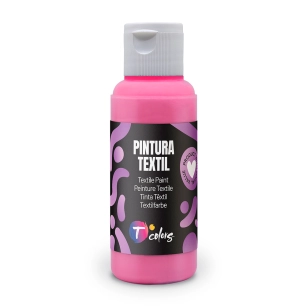 peinture textile rose , 80 ml