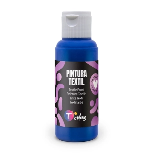 peinture textile bleu outremer , 80 ml l