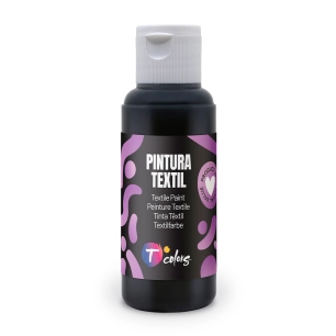 peinture textile noire, 80 ml