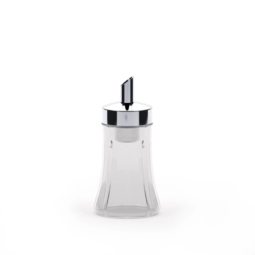 sucrier en verre avec doseur, modèle 1969