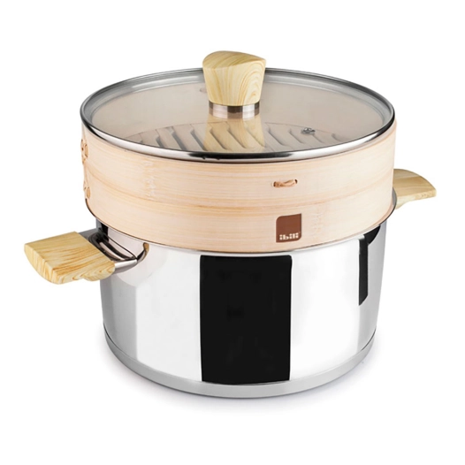 casserole avec panier vapeur sanna, ø22 cm