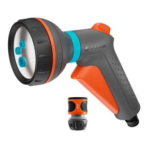 pistolet d'arrosage multifonctionnel classique et raccord d'arrêt