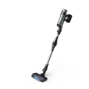 balai ss fil 120 aw - 60 min - batt li-ion amov - tube flex - led - bac 0.44 l - filtr 99.9 % - acc - vert sauge - gpe seb franc