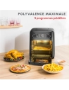 air fryer four multifonction - 15 l - 9 prog auto - extra crisp - tâ° 230 â°c - rã´tisserie - acc inclus - noir - gpe seb france