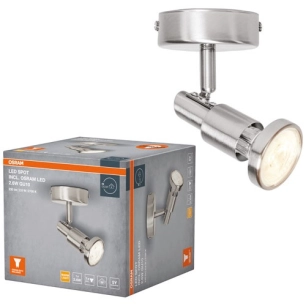 spot led gu10 1 x 2.6 w chaud chromã© - osram