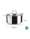 trichef faitout inox 20cm - lacor france