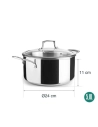 trichef faitout inox 24cm - lacor france