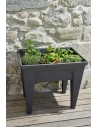 Espace potager vegetable max 85 litres gris anthracite - EDA