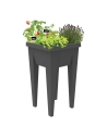 Espace Potager VEG&Table AROMATIQUE - 23 Litres Urban gris anthracite - EDA