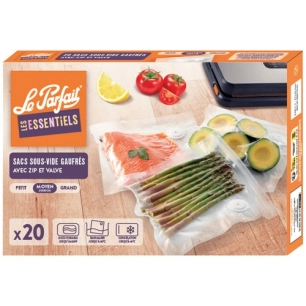lot 20 sacs zippã©s avec valve sous-vide 20x30â ? le parfait - berlin packaging france