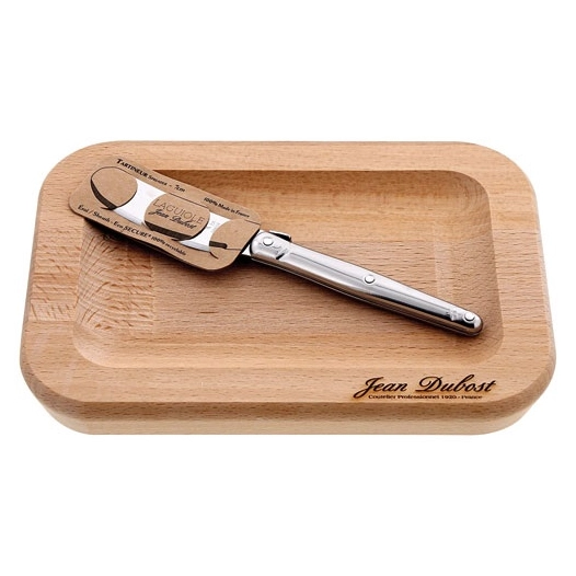 beurrier en hãªtre - 17,5 x 12,5 cm - avec tartineur - dubost colas pradel