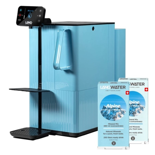 purificateur d'eau minã©ralisation thewell 2 coloris bleu - lang beverages sa