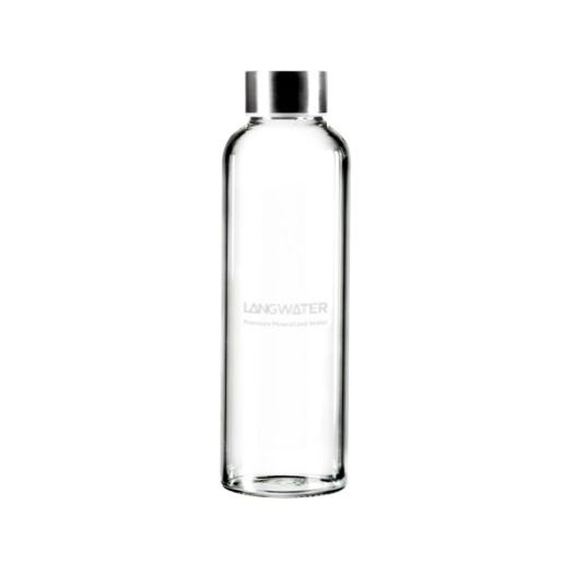 1 bouteille d'eau en verre - lang beverages sa