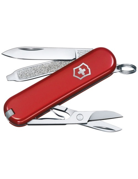 Canif Victorinox Classic SD Rouge Multifonction compact 7 outils - BELIGNE ET FILS SAS