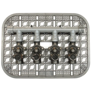 Kit Grille Avec 4 Electrovannes M/F 1 Ecrou Tournant 9v - RAIN IRRIGATION