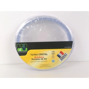 Tuyau Cristal 04x06 Bobine 5m - RAIN IRRIGATION