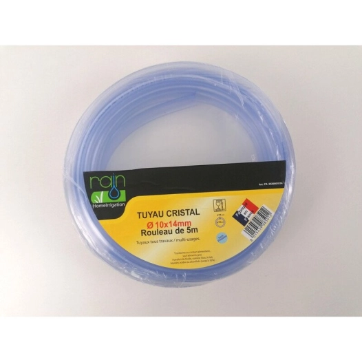 Tuyau Cristal 10x14 Bobine 5m - RAIN IRRIGATION
