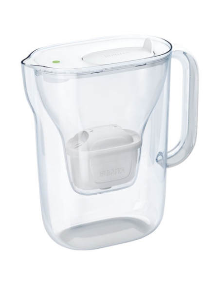 Carafe Filtrante Brita Style Essential Blanche Filtration d'eau avancée, design moderne et élégant - Brita