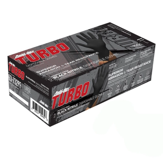 gant nitrile noir boîte de 100 unités gant nitrile noir boîte de 100 unités - vepro