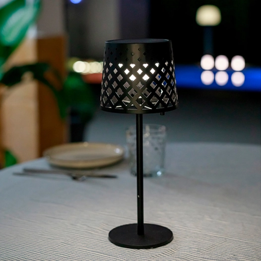 Lampe Solaire Gretita Noire Éclairage extérieur autonome et décoratif - NEW GARDEN