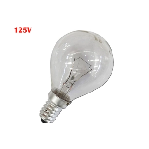 ampoule sphérique claire 60w e14 125v (usage industriel)