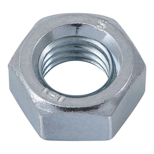 écrou hexagonal din-934, zingué cr-3, m-6, boîte 500 unités