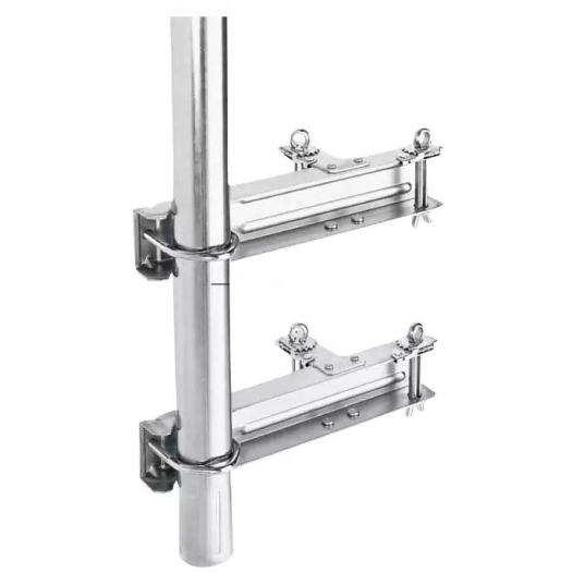 fixation double cheminée galva - erard