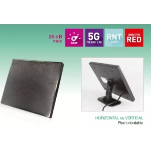 antenne tnt.interieur.tvr 26.26db. - cahors