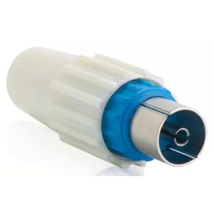 boite 10 fiches coax.femelle.9,5 mm. - cahors