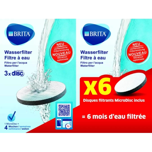 micro disc.filtre eau.x6. - brita
