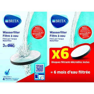 micro disc.filtre eau.x6. - brita