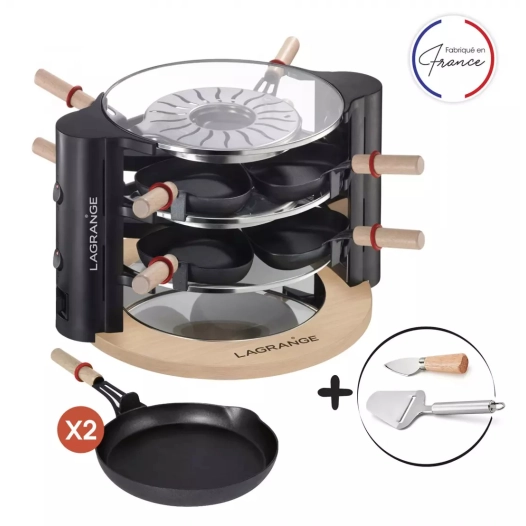 raclette evolution.2x450w.8pers. - lagrange
