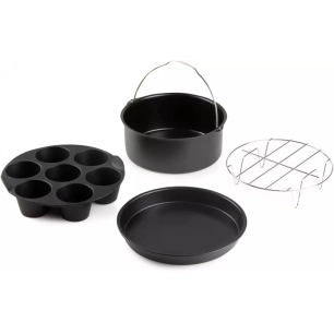 set 4accessoires deli fryer. - domo