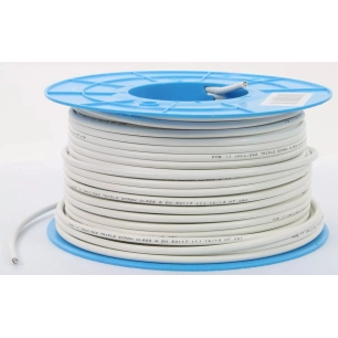 bobine 100m coax phys blanc. - pmb