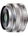 17/1.8 m.zuiko micro 4/3 argent - olympus