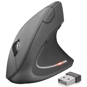 souris ergonomique ss fil.verto.noir. - trust