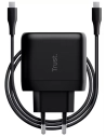 chargeur compact.usb-c.65w. - trust
